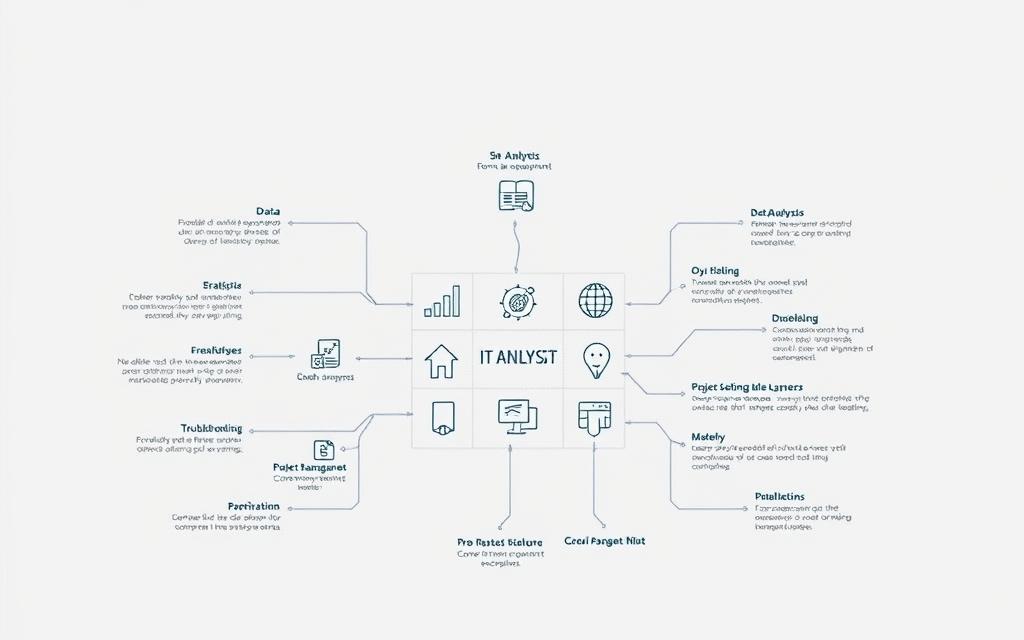 IT analyst responsibilities diagram